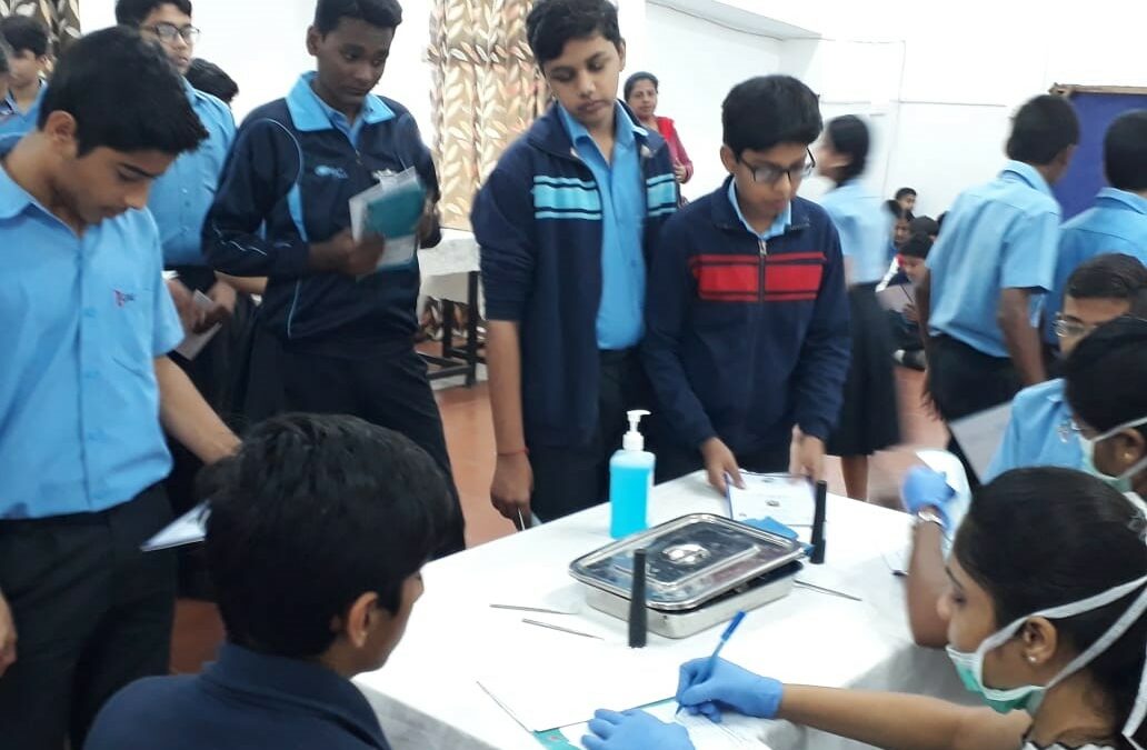 Medical Camp at Center Point School-Dhabha